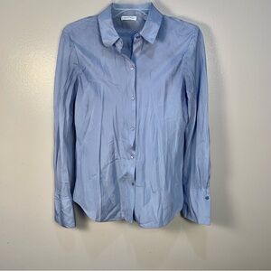 Rebecca Taylor 100% Silk Button Front Blouse Shirt